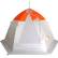 Палатка для зимней рыбалки Пингвин 3.5 (2-сл.) бело-оранжевый