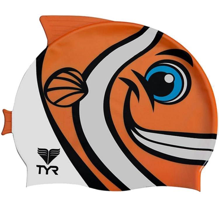 Шапочка для плавания TYR CHARACTYRS HAPPY FISH CAP