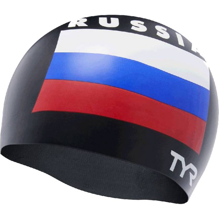 Шапочка для плавания TYR RUSSIA SILICONE SWIM CAP