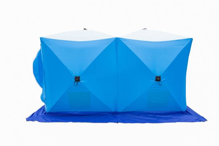 Палатка для зимней рыбалки Стэк Куб-2 Дубль трехслойная