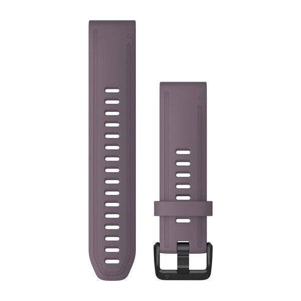 Ремешок сменный QuickFit 20 мм (силикон) темно-фиолетового цвета  