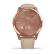 vivomove Luxe розовое золото PVD 18K со светло-песочным ремешком из итальянской кожи 