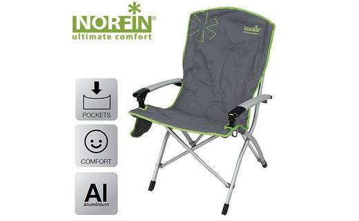 Кресло складное Norfin Ulvila NF алюминиевое